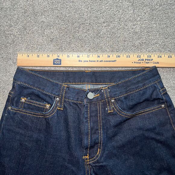 MNML Men's 28 Denim Blue Dark Wash Ankle Zip Slim Denim - Picture 5 of 7